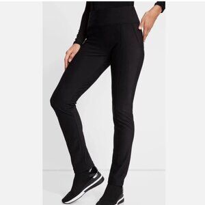 Anatomie Sonia Cozy Fleece Lined Pants Women’s Small Black Pull On Travel